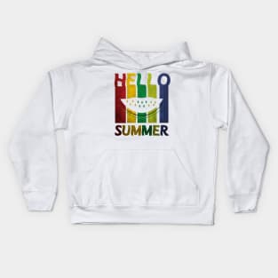 hello watermelon summer Kids Hoodie